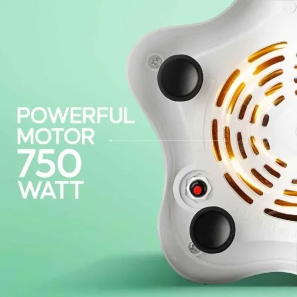 Longway Super Dlx ABS 750W White & Blue Mixer Grinder with 4 Jars, DSQW-78688193