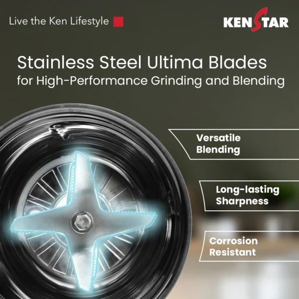 k5 Mixer & Juicer Spice 500W, Mixer Grinder with POWER PLUS Turbo Motor